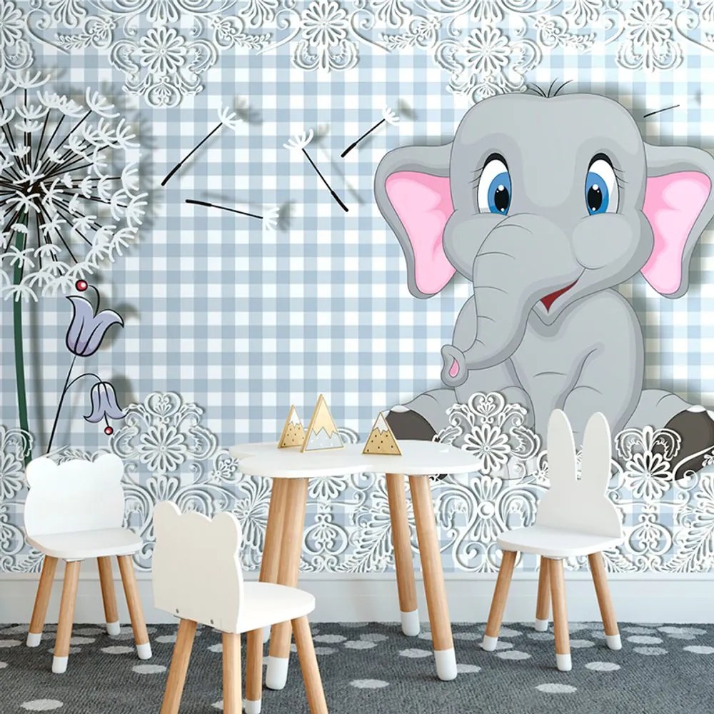 Carta da parati autoadesiva – Piccolo elefante