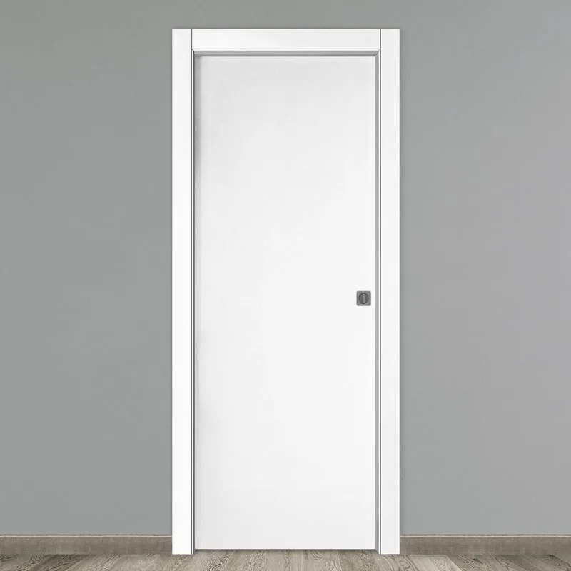 Porta scorrevole Oxford bianco L 60 x H 210 cm reversibile