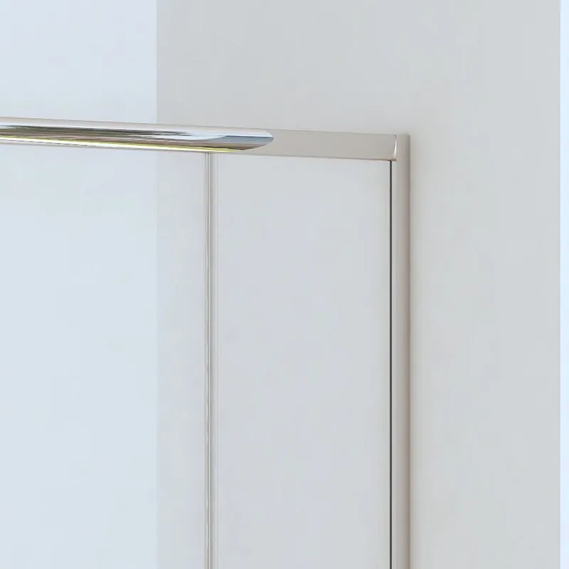 Kamalu - Box doccia angolo 90x90 altezza 170cm vetro anticalcare trasparente | CHIARA EDGE-Q