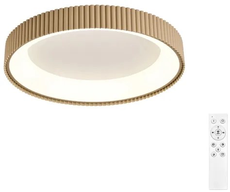 Brilagi - LED dimmerabile plafoniera FALCON MODERN LED/30W/230V 40 cm beige + telecomando