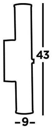 Searchlight 63125-1BK - LED Lampada da bagno CLAMP LED/18W/230V IP44 nero