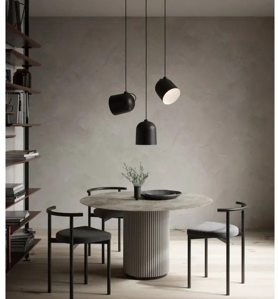 Nordlux - Lampadario sospeso a cavo ANGLE 1xE27/25W/230V nero