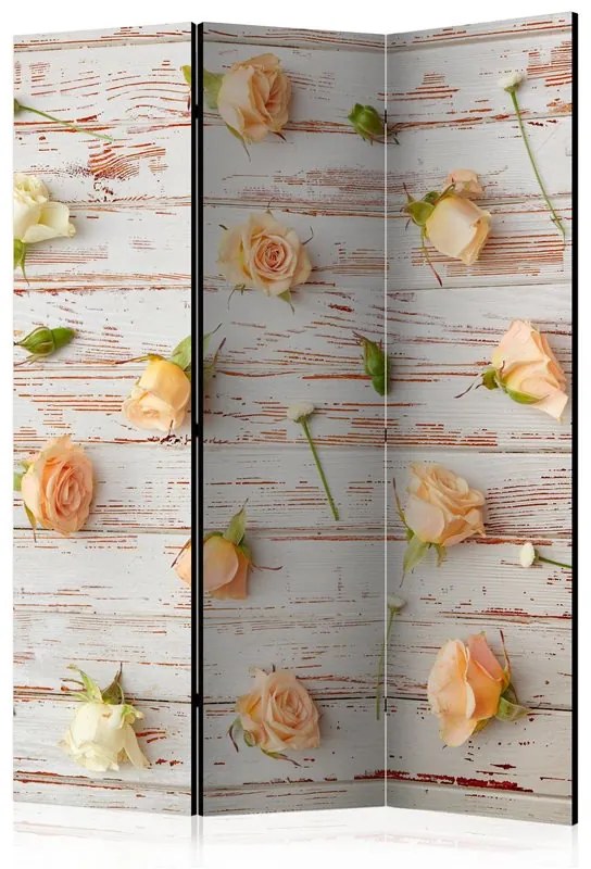 Paravento Wood &amp; Roses [Room Dividers]