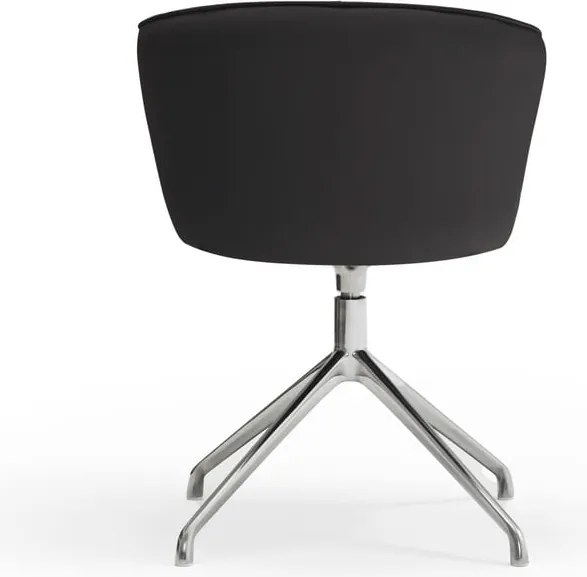 Set di sedie da pranzo nera in imbottito 2 pz Add – Teulat