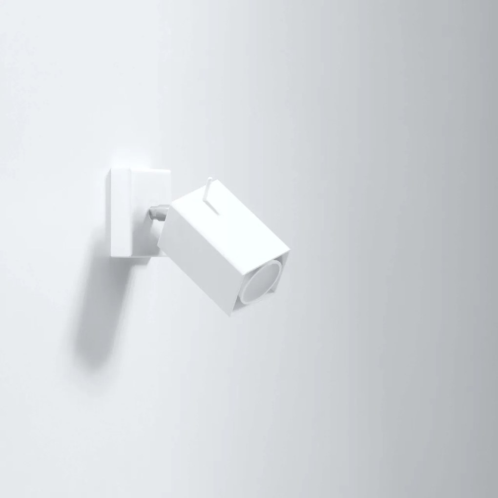 Applique da Parete in Acciaio Verniciato MERIDA GU10 Bianca da interno