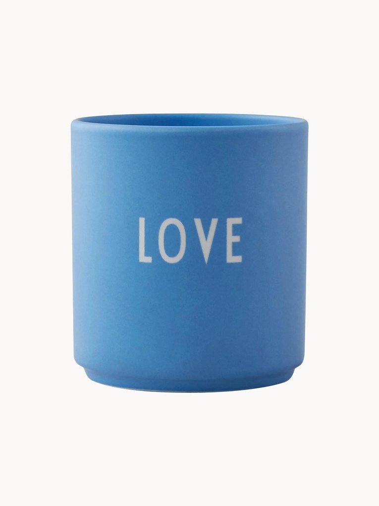 Tazza senza manico di design con scritta Favourite LOVE