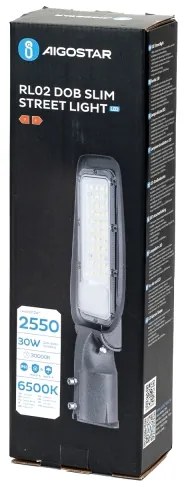 Aigostar - Lampione stradale SLIM LED/30W/230V 6500K IP65