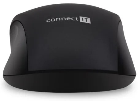 CONNECT IT CMO-2230-BK - Wireless silent topo MUTE 1200 DPI 1xAA nero