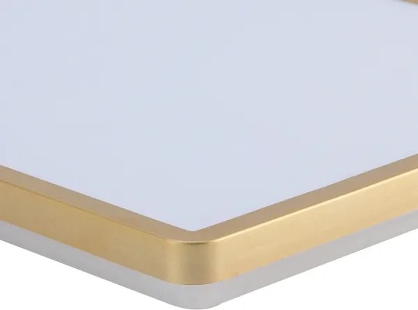 Brilagi - Plafoniera da bagno LED ULTRA SLIM 24W/230V 42x42 cm dorata IP54