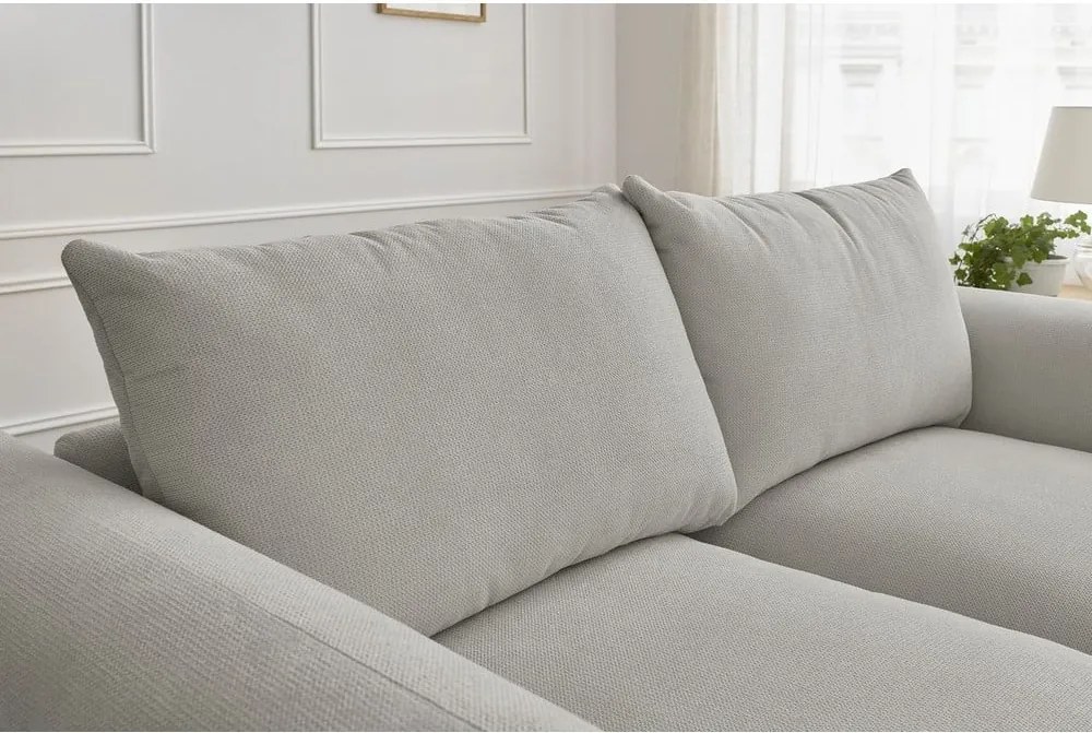 Divano in grigio chiaro 193 cm Ernest – Bobochic Paris