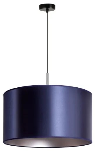 Duolla - Lampadario a sospensione con filo CANNES 1xE27/15W/230V diametro 45 cm blu/argento