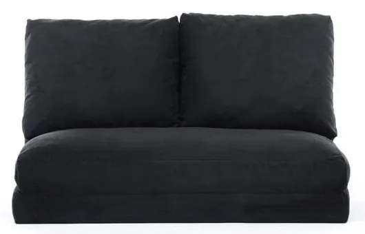 Divano letto nero 120 cm Taida - Balcab Home
