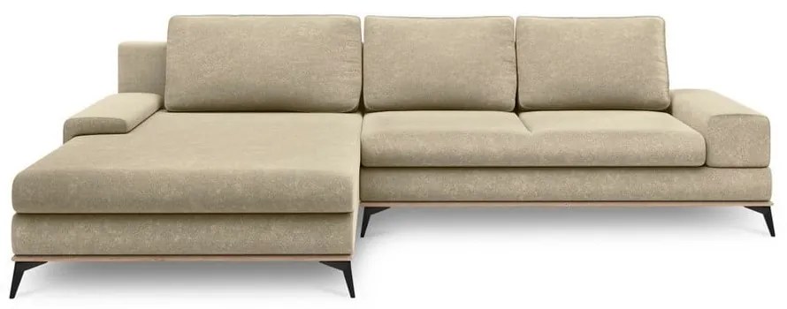 Divano letto angolare beige, angolo sinistro Planet - Windsor &amp; Co Sofas
