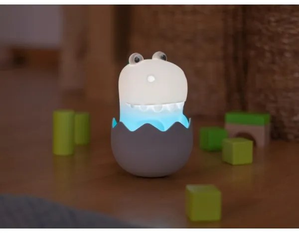 MegaLight - Lampada touch per bambini a LED RGB dimmerabile e ricaricabile DIGGY DINO LED/5V
