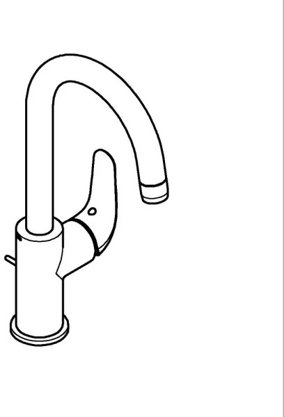 GROHE 24330001 - Miscelatore lavabo EUROSMART, misura L, cromo lucido