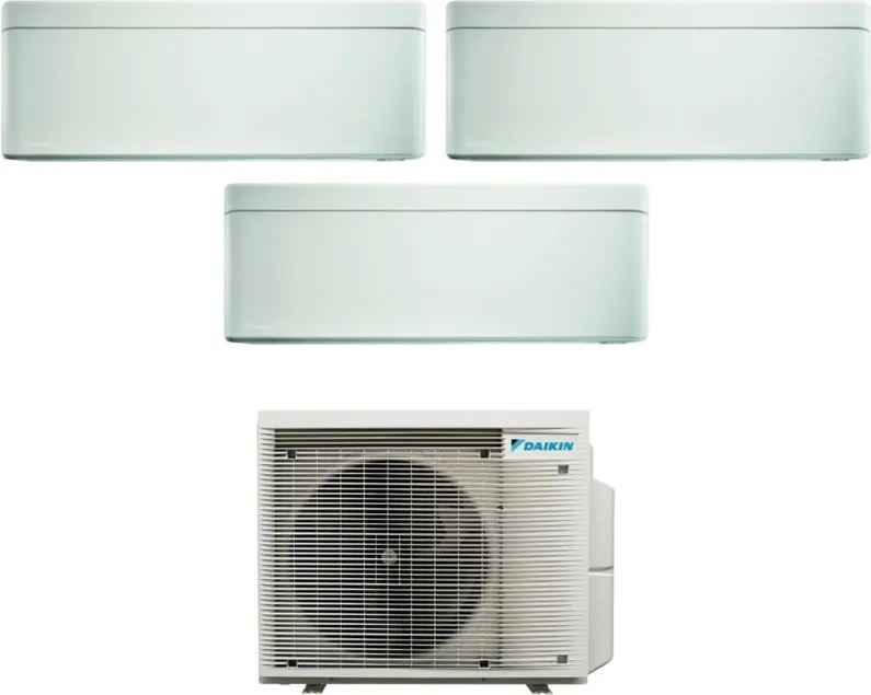 Daikin - Climatizzatore Condizionatore Bluevolution Trial Split Inverter serie stylish white 7+9+9 con 3MXM40A R-32 Wi-Fi Integrato 7000+9000+9000