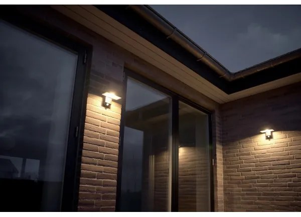 Nordlux - Lampada solare da parete LED con sensore RICA LED/5W/3,7V IP44