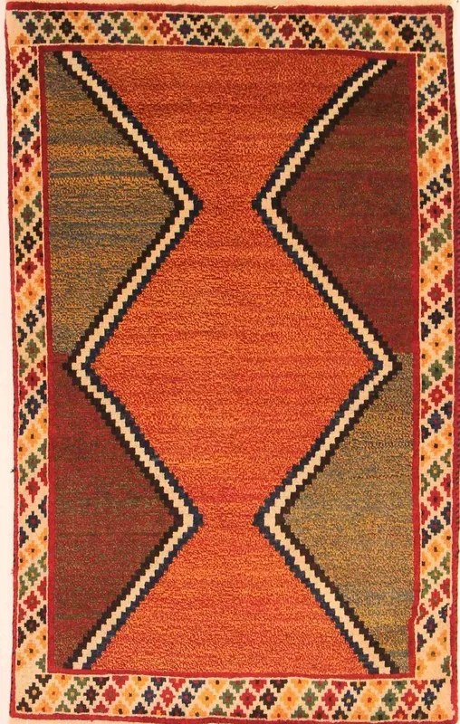 Gashghai Tappeto persiano 100x160 Rosso (Iran) Annodato A Mano