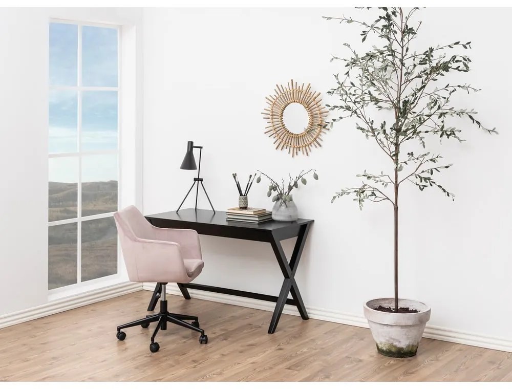 Sedia da ufficio rosa Nora - Actona