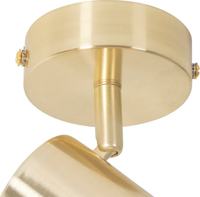 Faretto moderno regolabile in ottone - Jeana