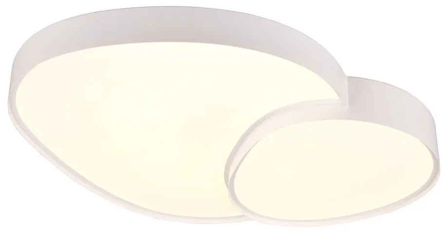 Plafoniera LED bianca 63,5x77 cm Rise - Trio