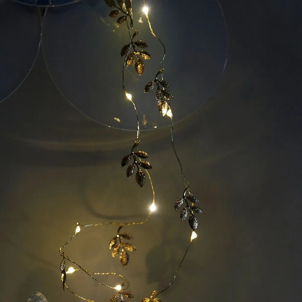 Catena luminosa con alimentazione a batteria numero lampadine 20 pz lunghezza totale 200 cm Marlin – Sirius