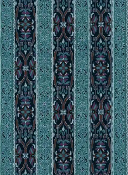 House of Hackney Carta da parati Mamounia - Midnight/ Azurite
