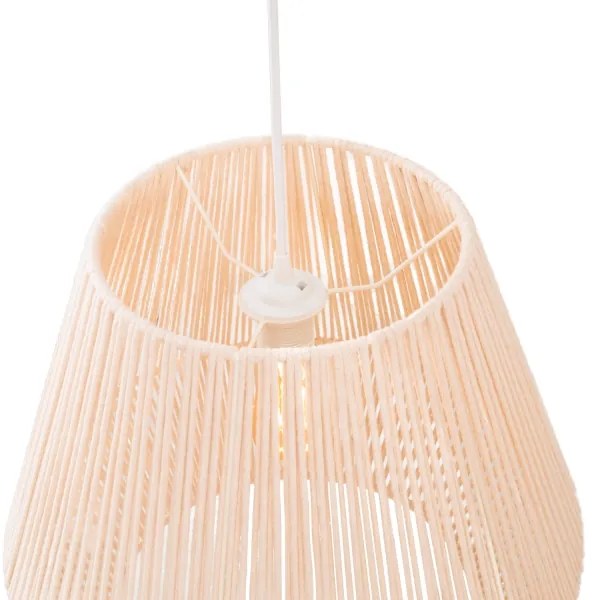 MAXLIGHT P0584 - Lampadario a sospensione con filo PRASLIN 1xE27/15W/230V diametro 44 cm beige