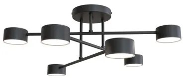Lampadario a sospensione HALO 6 Black