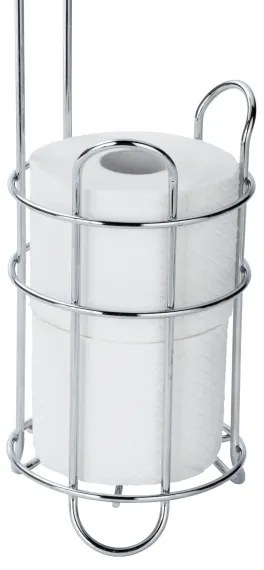 WENKO 24074800 - Porta carta igienica 16x59 cm cromo lucido