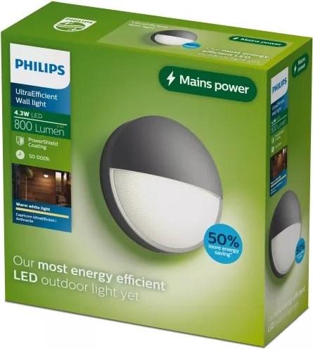 Philips - Applique da esterno a LED CAPRICORN LED/4,3W/230V IP44