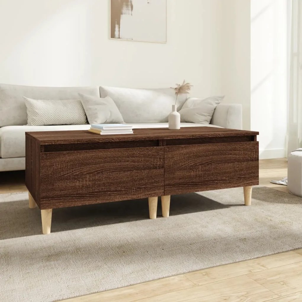 Tavolini 2pz Rovere Marrone 50x46x35cm İn Legno Multistrato /