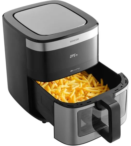 Sencor friggitrice ad aria 9 l 1700W/230V nero/cromo opaco