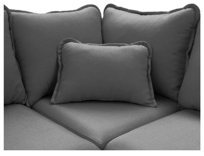 Divano angolare grigio (angolo destro) Beata - Ropez