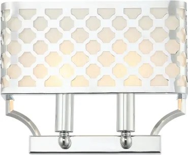 Open Design OR84597 - Applique VERNO 2xE14/12W/230V cromo lucido