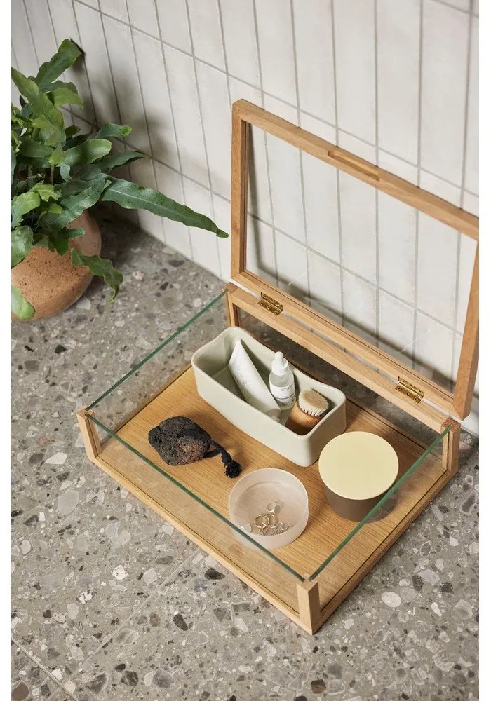 Scatola decorativa in metallo con coperchio District - Hübsch