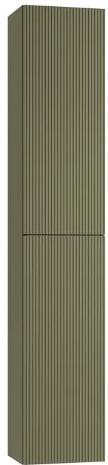 Colonna per mobile bagno Opera 2 ante P 27 x L 30 x H 160 cm laccato opaco verde salvia