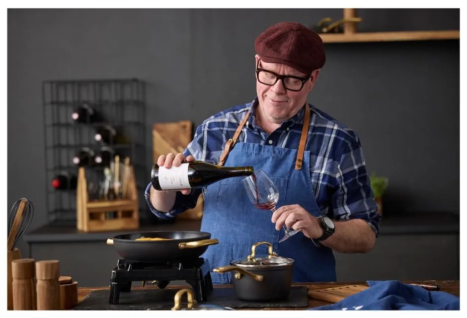 Casseruola in alluminio con coperchio incluso/con superficie antiaderente adatta all'induzione 1,5 l – Holm