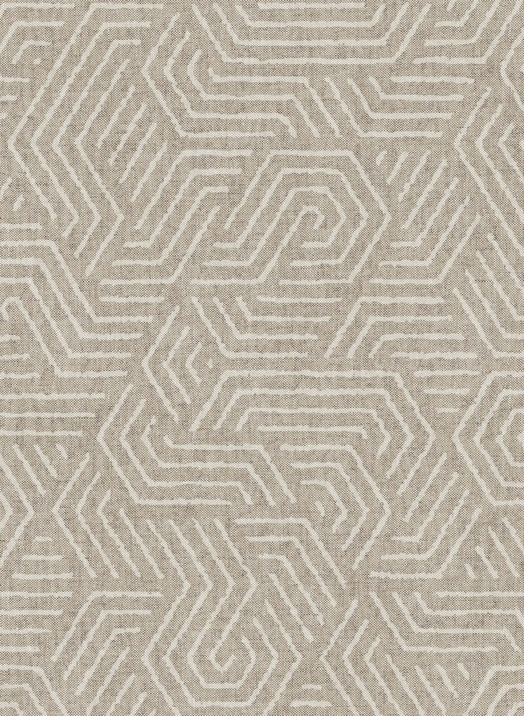Retro Tapete Flourish von Arte - Braun
