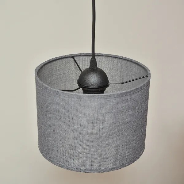 Lampadario a cavo ALBA 2xE27/15W/230V grigio