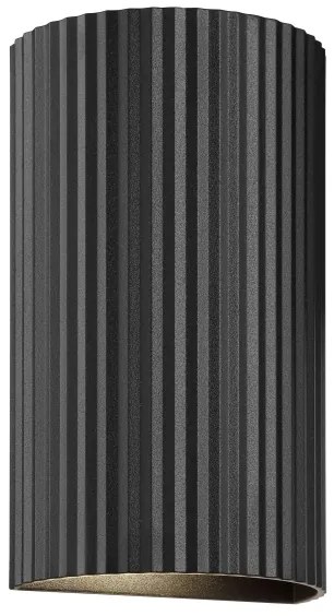 Brilliant - Applique UNDULA 2xGU10/10W/230V nero