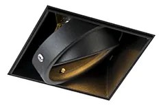 Set di 6 faretti da incasso neri GU10 orientabili senza cornice - Oneon