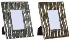 Cornice Portafoto DKD Home Decor Alluminio Cristallo Dorato Moderno 21 x 1 x 26 cm (2 Unità)
