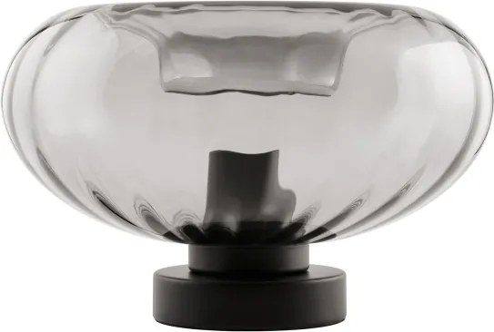 Osram - Lampada da tavolo DECOR SMOKE 1xE27/12W/230V nera/grigio fumé