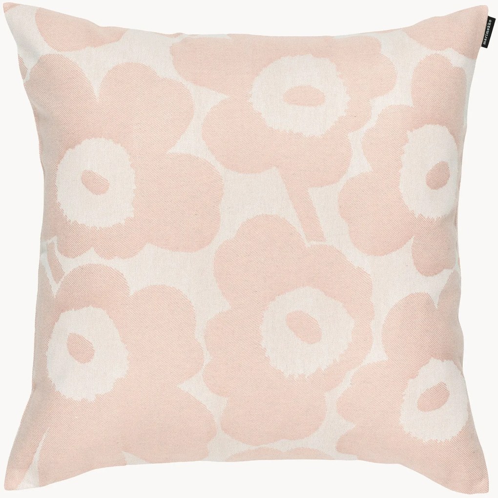 Copricuscino in cotone con stampa floreale Pieni