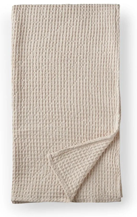 Coperta beige in cotone 150x200 cm Jaipur Chunky Waffle – Pineapple Elephant