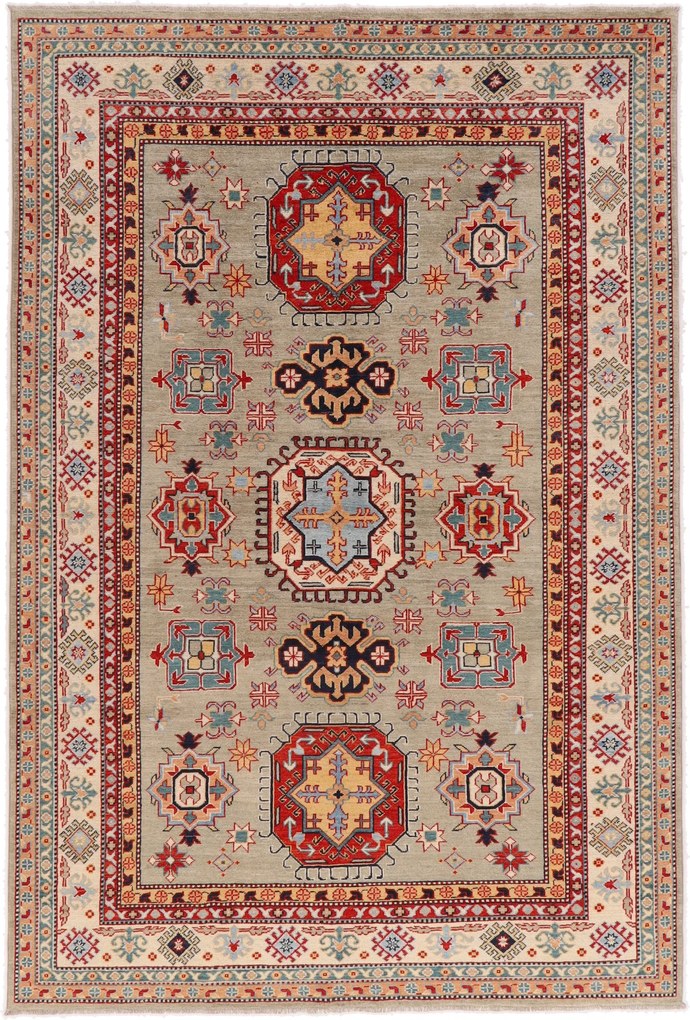Kazak Tappeto 290x200 (Pakistan) Annodato A Mano