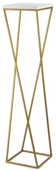 Portafiori LOFT 100x24 cm oro/bianco