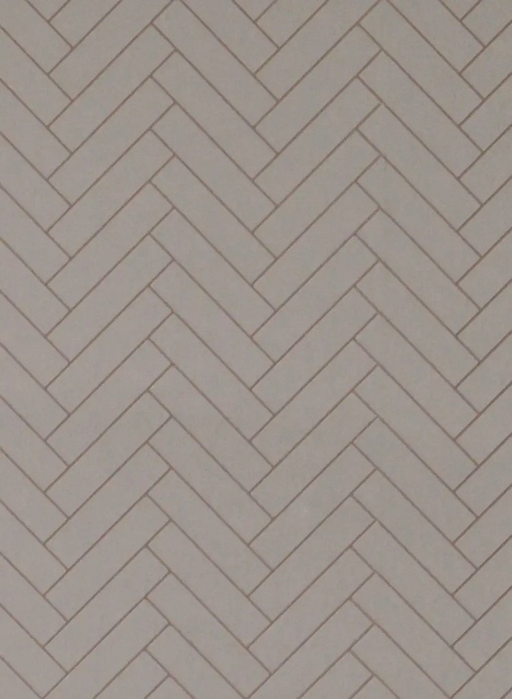 Majvillan Tapete Herringbone - Greige Blue