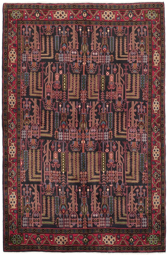 Tuyserkan Tappeto 150 x 230 (Iran) Annodato A Mano
